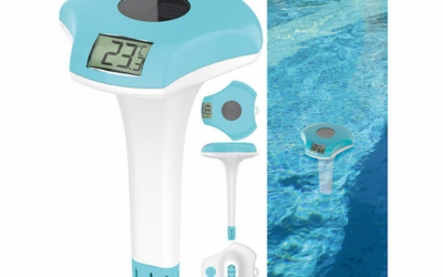 infactory Digitales Solar-Teich- & Poolthermometer PT-160